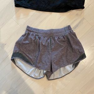 Lululemon hotty hot shorts 4” inseam.